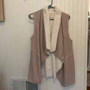Super soft faux suede vest.